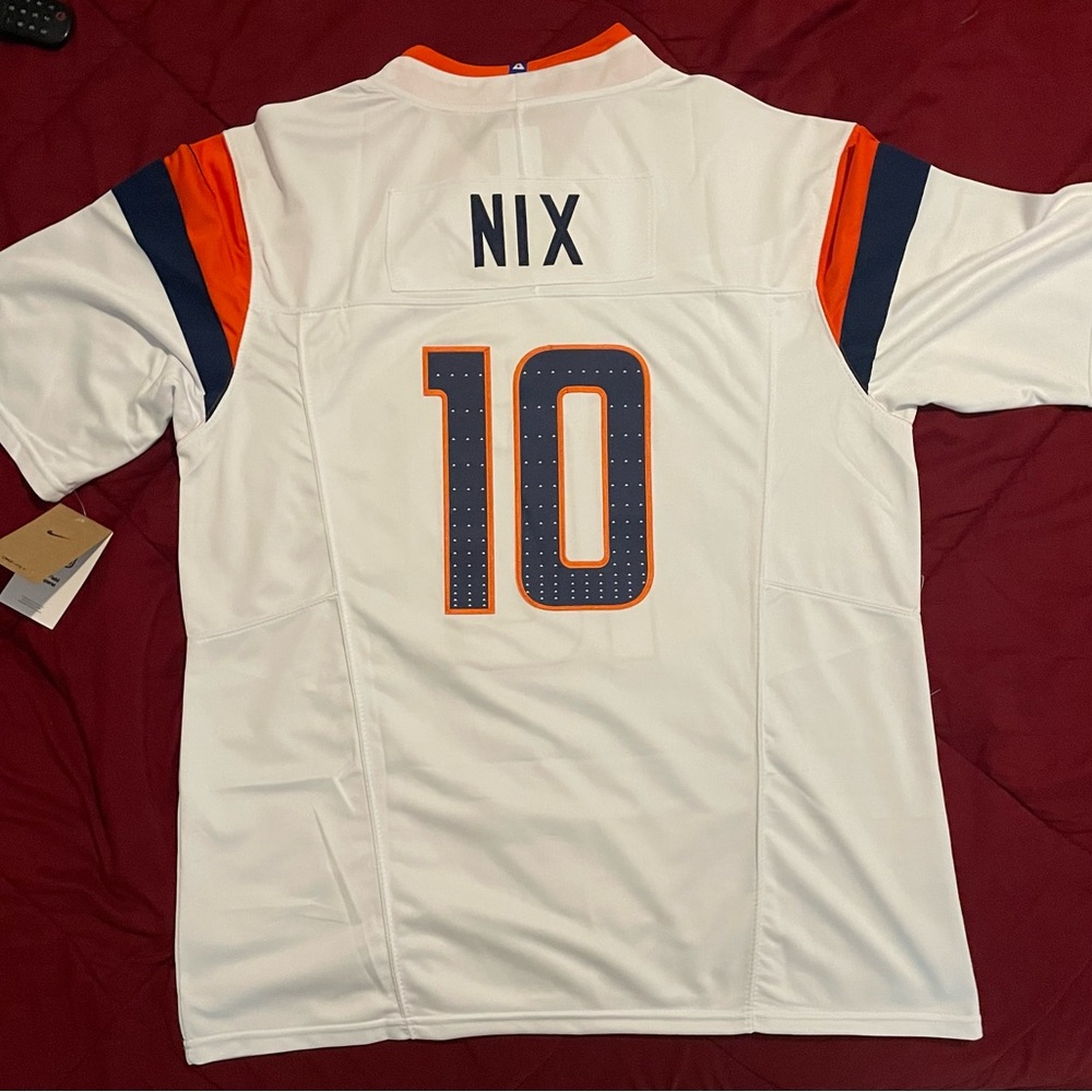 Men's Nike Bo Nix  Denver Broncos  Jersey - Picture 2 of 6